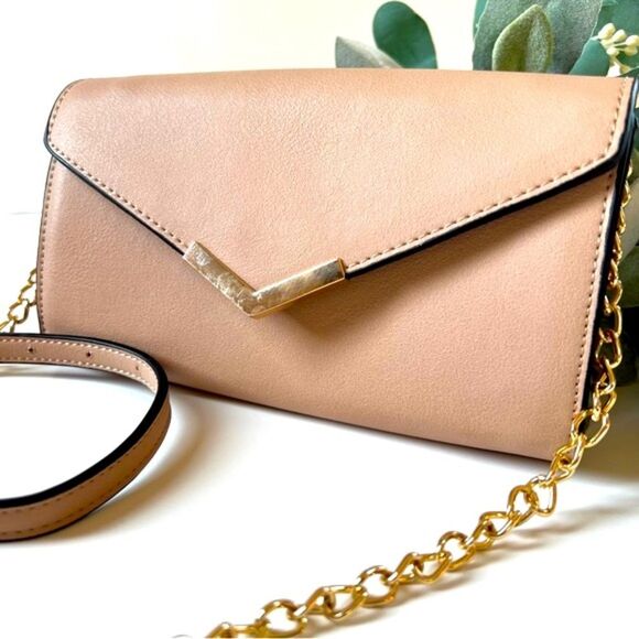 Urban Expressions Elodie Beige Crossbody Mini Bag Purse - Picture 4 of 15